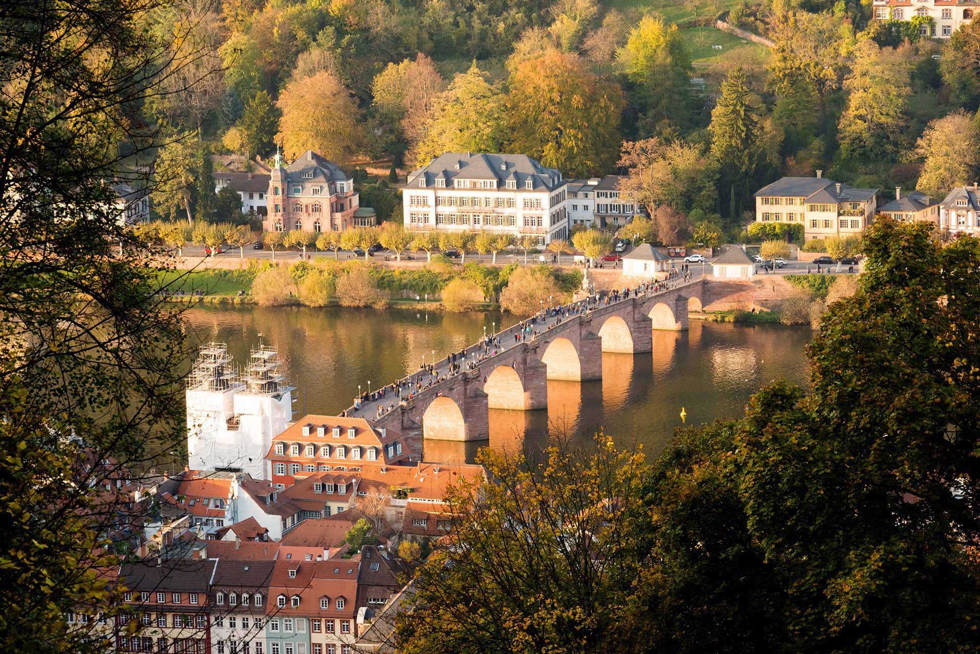 Romantisches Heidelberg: Sebastian Vetter und Schönheitschirurg Dr. Thomas Vogel erkunden die Stadt